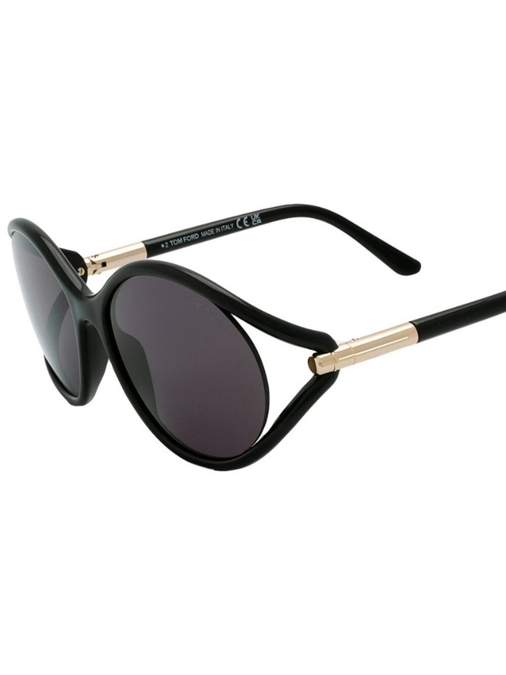 NEW TOM FORD MELODY TF1090 01A BLACK GREY AUTHENTIC SUNGLASSES - Picture 3 of 6